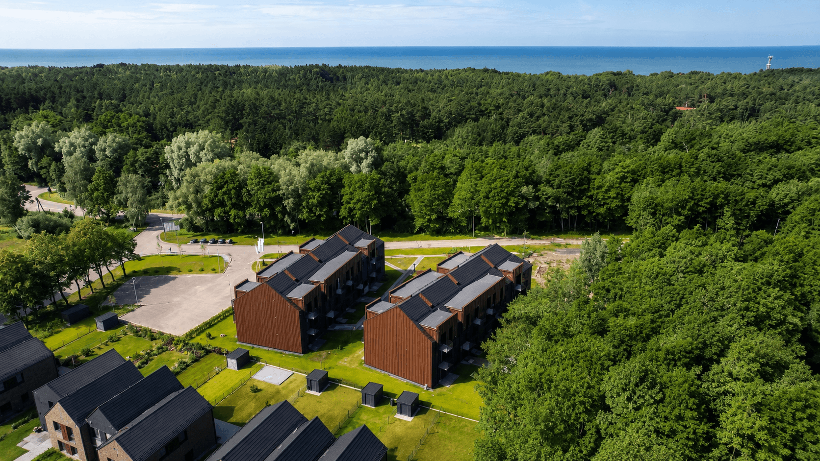Modernus apartamentų pastatas